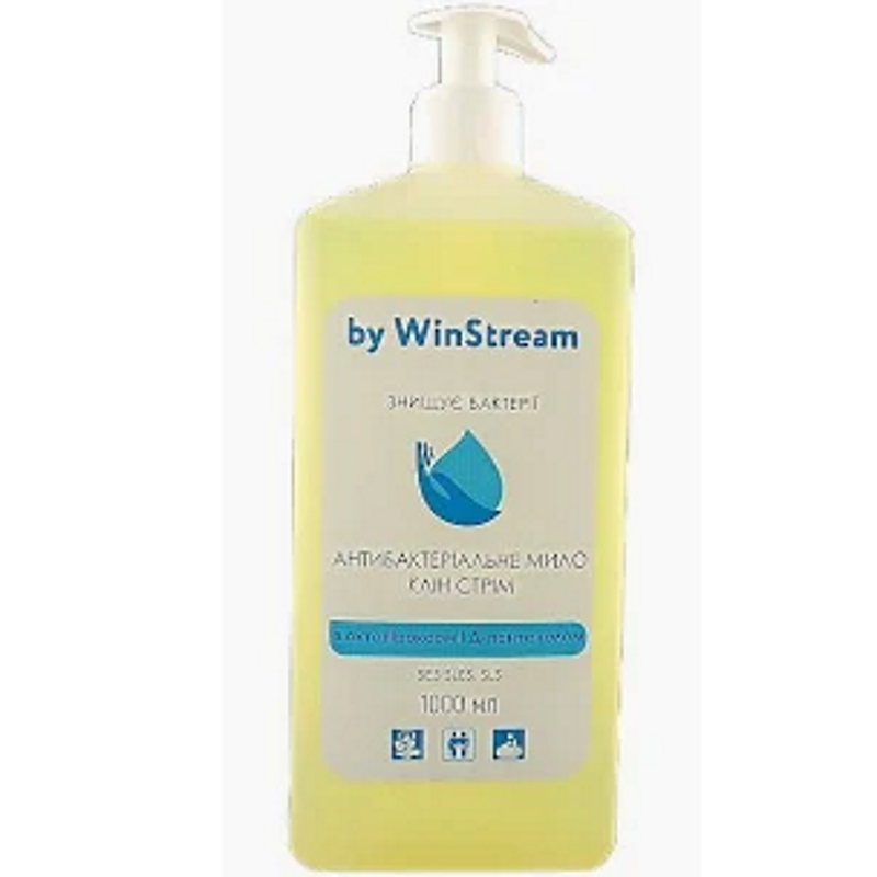 Антибактеріальне мило КЛІН СТРІМ 1000 мл (флакон с дозатором) (4820238990401)